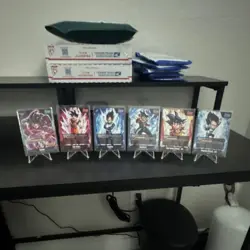 Dragon Ball Super Card Game Bandai Giblet Son Goku Vegeta Bardock Lot 6 Foil - Image 5