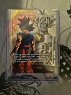 Gold Energy Marker E-112 UI Son Goku Dragon Ball Card English Fusion World - Image 1