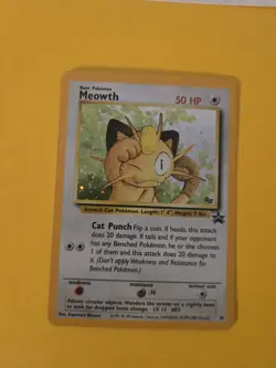 Meowth - 10 - Pokemon Wizards Black Star Promo Card GAME BOY Lp - Image 2