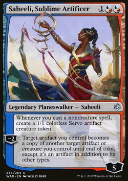 Magic the Gathering MTG Saheeli, Sublime Artificer (234) War of the Spark LP - Image 1