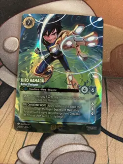 Hiro Hamada Armor Designer 24B/P2 Store Championship Promo Enchanted Holofoil - Image 1