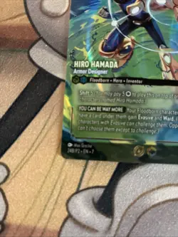 Hiro Hamada Armor Designer 24B/P2 Store Championship Promo Enchanted Holofoil - Image 2