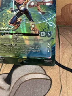 Hiro Hamada Armor Designer 24B/P2 Store Championship Promo Enchanted Holofoil - Image 3