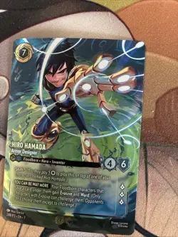 Hiro Hamada Armor Designer 24B/P2 Store Championship Promo Enchanted Holofoil - Image 4