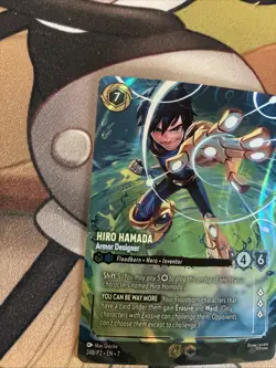 Hiro Hamada Armor Designer 24B/P2 Store Championship Promo Enchanted Holofoil - Image 5