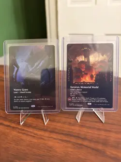 Watery Grave Borderless Foil (286) & Kavaron, Memorial World Borderless Non-Foil - Image 1