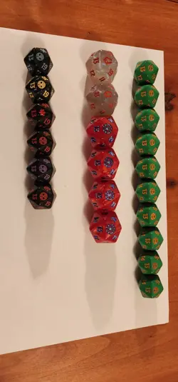 22 Mtg Spin Down Dice Spiderman, TMNT, Avatar, Bloomburrow Regular And Oversize - Image 1