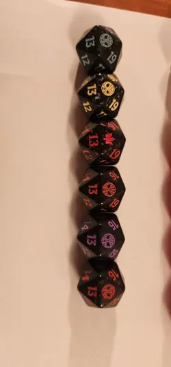 22 Mtg Spin Down Dice Spiderman, TMNT, Avatar, Bloomburrow Regular And Oversize - Image 5