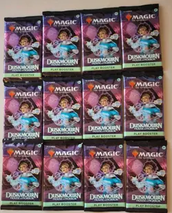 12 - Magic the Gathering Duskmourn: House of Horror Play Booster overlord verge - Image 1