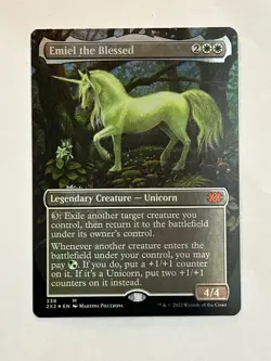 MTG Emiel the Blessed Borderless 2X2 338 Foil M Lightly Played - Image 1