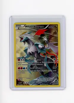 2015 White Kyurem XY Black Star Promos XY81 Holo Full Art Pokemon Card LP - Image 1