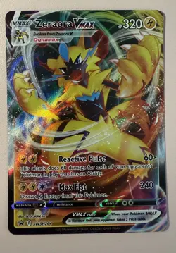 POKEMON TCG Zeraora VMAX SWSH264 SWSH: Sword & Shield Promo Cards Holo - Image 1