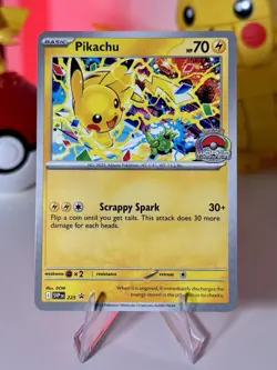 Pokemon Pikachu Sv: Scarlet & Violet Promo 225 World Championships 70 HP Regular - Image 1