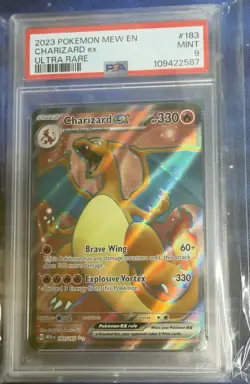 Charizard ex Ultra Rare Holo PSA 9 Sv Scarlet & Violet 151 183/165 Pokemon TCG - Image 3