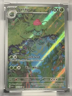 Ivysaur Illustration Rare #167/165 2023 Pokemon Mew En PSA 9 Mint - Image 4