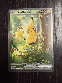 Pikachu EX 276/217 Mega Evolutions: Ascended Heroes Special Illustration Rare - Image 1