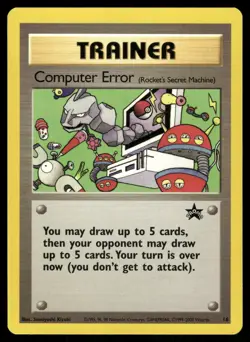 Computer Error 16 Promo Wizards Black Star Promos Pokemon Near Mint - Image 1