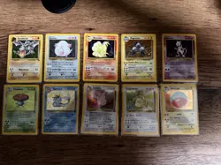 Pokemon TCG Card Lot Vintage Holos English WOTC MP - Image 1