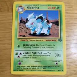 NIDORINA 40/64 POKEMON CARD (JUNGLE SET) - Image 2