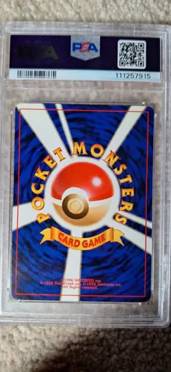 1997 P.M. Pokemon Japanese Rocket Gang Holo Dark Charizard #6 PSA 9 mint - Image 2