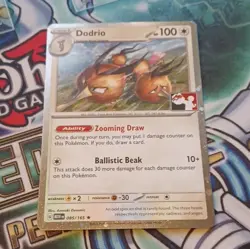 Pokemon Dodrio 085/165 Prize Pack Series Stamped Holo NM - Image 1