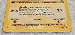 1999 Pokemon PIKACHU 1st Edition Jungle 60/64 - Image 5