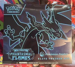 Pokemon TCG Phantasmal Flames Pokemon Center PC ETB - Image 1