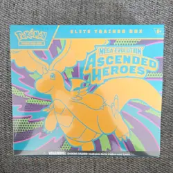 Pokemon Elite Trainer Box Mega Evolution Ascended Heroes Dragonite Zekrom - Image 1