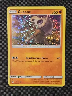 Pokemon TCG Cubone 57/131 Holo Rare LP - Image 1