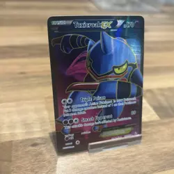 Pokemon TCG Toxicroak-EX Flashfire 102/106 Holo Full Art Ultra Rare LP - Image 1