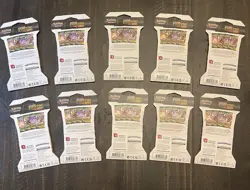 Pokemon Evolving Skies Sleeved Booster Pack Lot of 10 Umbreon Rayquaza Sylveon - Image 2