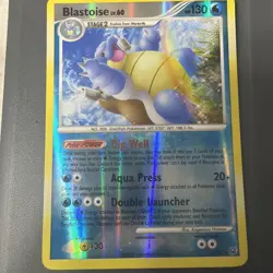 BLASTOISE Lv 60 - 2/127 Platinum Pokemon 2006 Rare Holo - Image 1