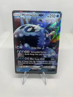Pokemon Wishiwashi GX 38/145 Guardians Rising Ultra Rare Holo - Image 1