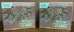 2x Pokemon Phantasmal Flames Elite Trainer Box ETB w/Case - NEW SEALED LOT OF 2 - Image 1