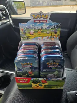Pokemon Ascended Heroes Mini Tins x 8 Sealed with Display Case ⚡ SHIPS FAST - Image 1