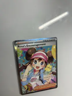 Rosa's Encouragement 123/088 Special Illustration Rare SIR Full Art Pokemon NM - Image 5