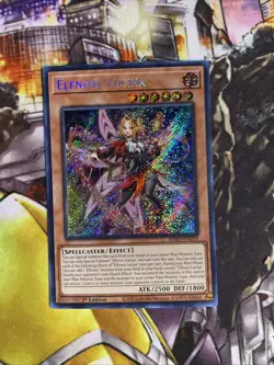 Yu-Gi-Oh! Burst Protocol Elfnote Lucina BPRO-EN010 1st Edition Secret Rare - Image 1