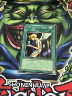 Vintage YuGiOh Tournament Pack 2 Rare Card Soul Of The Pure TP2-015 Mint/NM - Image 1