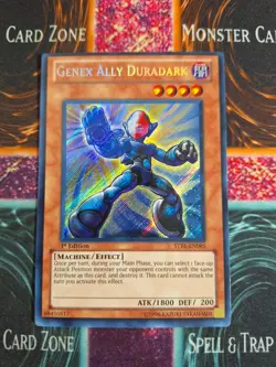 Yu-Gi-Oh! TCG Genex Ally Duradark STBL-EN095 Secret Rare 1st Edition Near Mint - Image 1