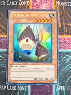 Yu-Gi-Oh! TCG Naturia Bamboo Shoot DREV-EN029 Ultra Rare Unlimited Near Mint - Image 1