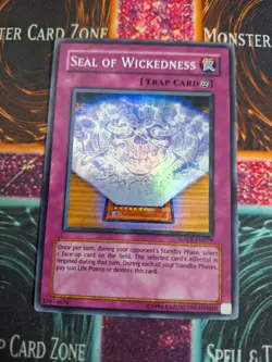 Yu-Gi-Oh! Seal of Wickedness SOVR-EN079 Super Rare Unlimited Near Mint - Image 1