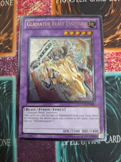 Yu-Gi-Oh! TCG Gladiator Beast Essedarii EXVC-EN086 Ultimate Rare Unlimited NM - Image 1