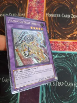 Yu-Gi-Oh! TCG Gladiator Beast Essedarii EXVC-EN086 Ultimate Rare Unlimited NM - Image 2