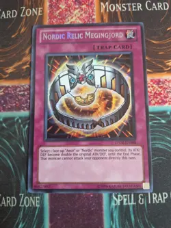Yu-Gi-Oh! TCG Nordic Relic Megingjord STOR-EN088 Secret Rare Unlimited Near Mint - Image 1
