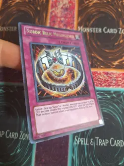 Yu-Gi-Oh! TCG Nordic Relic Megingjord STOR-EN088 Secret Rare Unlimited Near Mint - Image 2