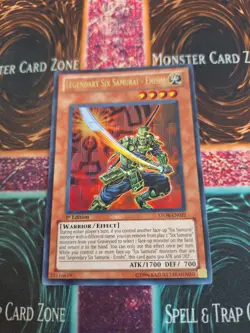 Yu-Gi-Oh! Legendary Six Samurai - Enishi STOR-EN021 Ultra Rare 1st Edition NM - Image 1