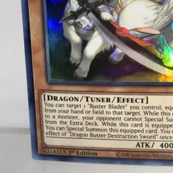 Dragon Buster Destruction Sword BLAR-EN079 Ultra Rare 1st Edition LP Yugioh TCG - Image 5