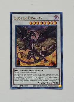 Yugioh Buster Dragon GFTP-EN097 Ultra Rare1st Edition - Image 1