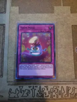 YUGIOH TCG TOON MASK DLCS-EN079 ULTRA 1ST ED NM PURPLE - Image 2