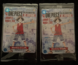 One Piece Monkey.D. Luffy US Voyage College Basketball Promo Card SEALED - Image 1
